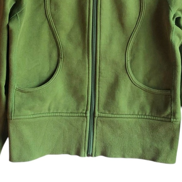 Lululemon Scuba Hoodie Size 8 Green - Picture 10 of 12